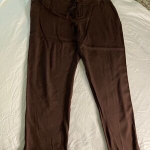 Liz Claiborne Brown Ankle Cropped Pants